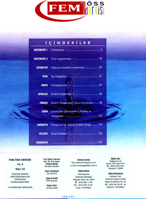 2009 Fem Dergisi - Sayı 23