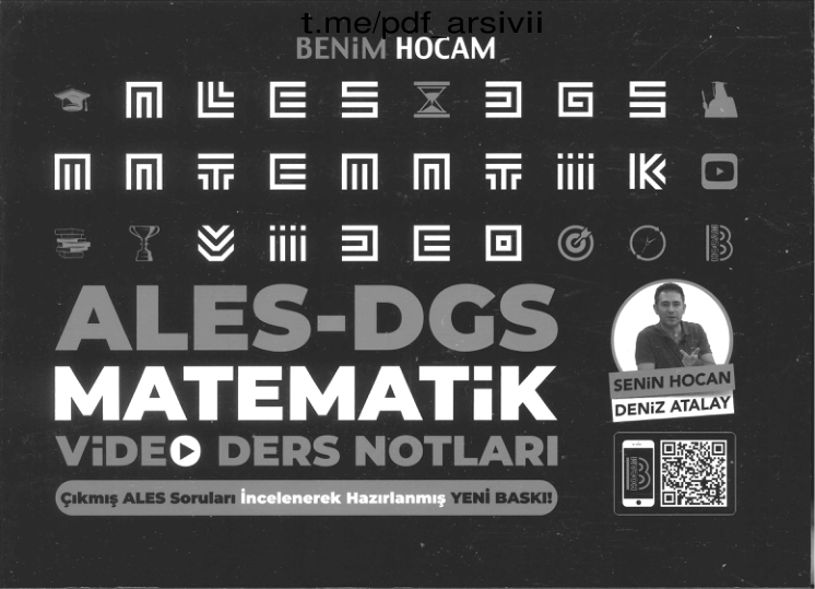 2022 ALES DGS Matematik Video Ders Notu Benim Hocam