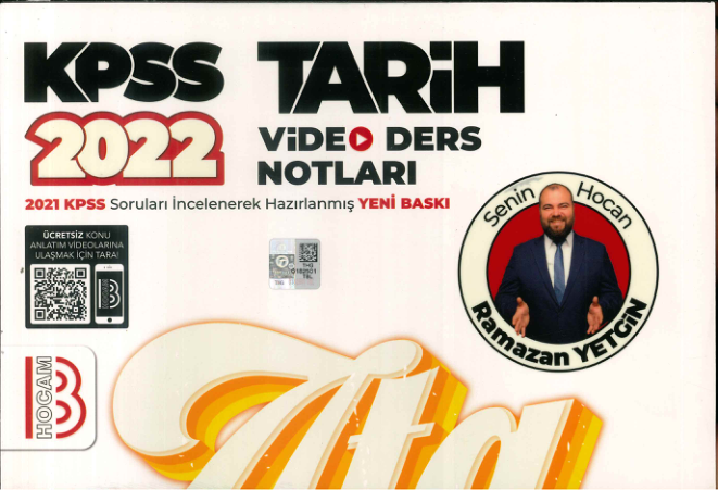 2022 KPSS Tarih Video Ders Notları