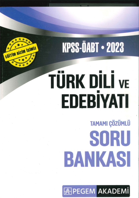 2023 Pegemo AYT Edebiyat Soru Bankası