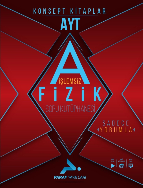 2024 Paraf Yayınları İşlemsiz Fizik Konsept Serisi