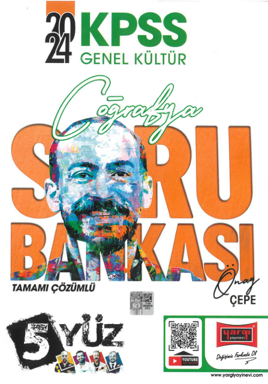 Yargı Yayınları 2024 500 Serisi Coğrafya Soru Bankası