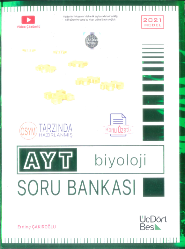 345 AYT Biyoloji Soru Bankası 2021