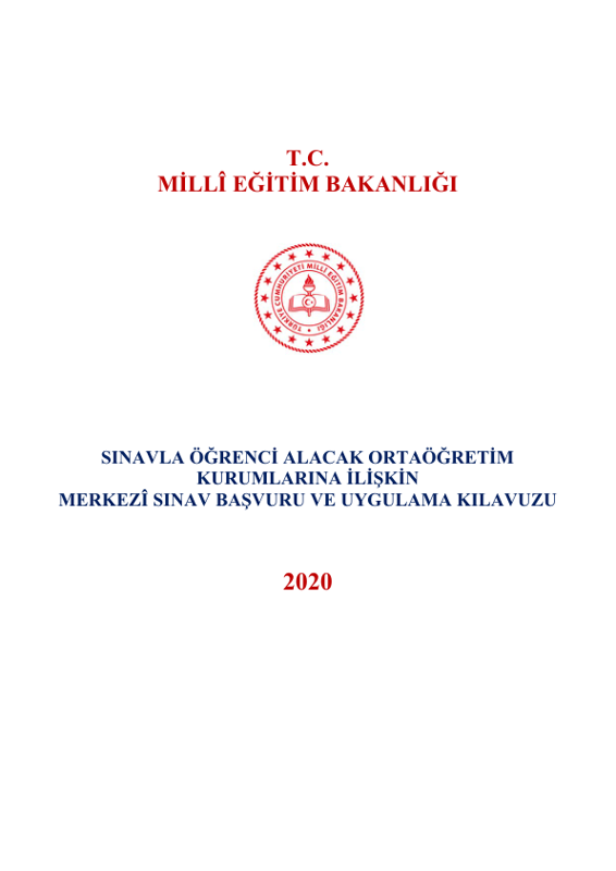 Başvuru ve Uygulama Kılavuzu 2020 Güncel