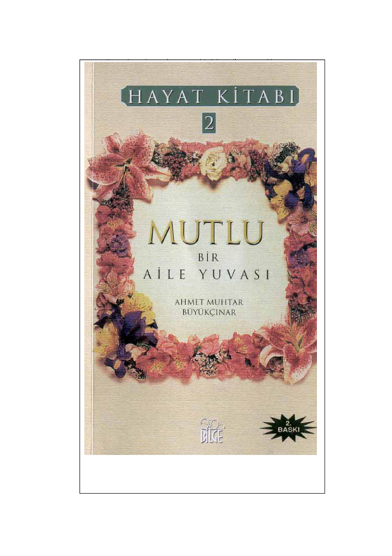 Ahmet Muhtar Büyükçınar Hayat Kitabı 2