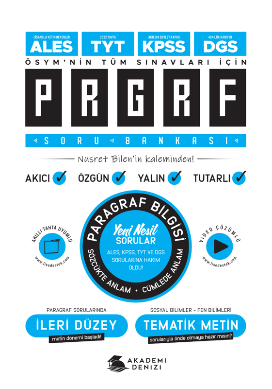 ALES TYT KPSS DGS Paragraf B