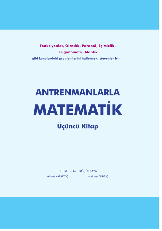 Antrenmanlarla Matematik 3. Kitap