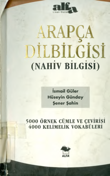 Arapça Dilbilgisi Nahv Bilgisi