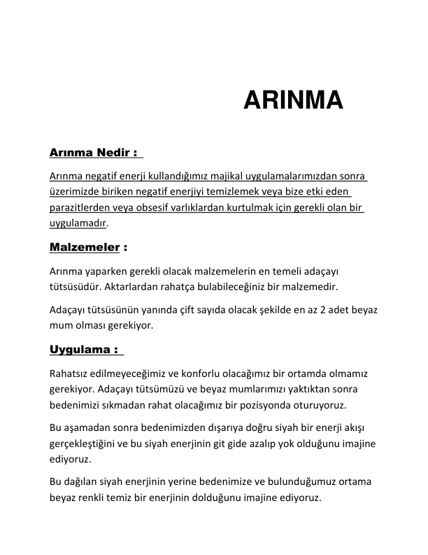Arınma Ve Templum Aeternum