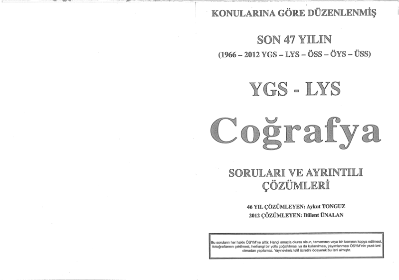 Ayayinlari Son 47 Yıl Coğrafya