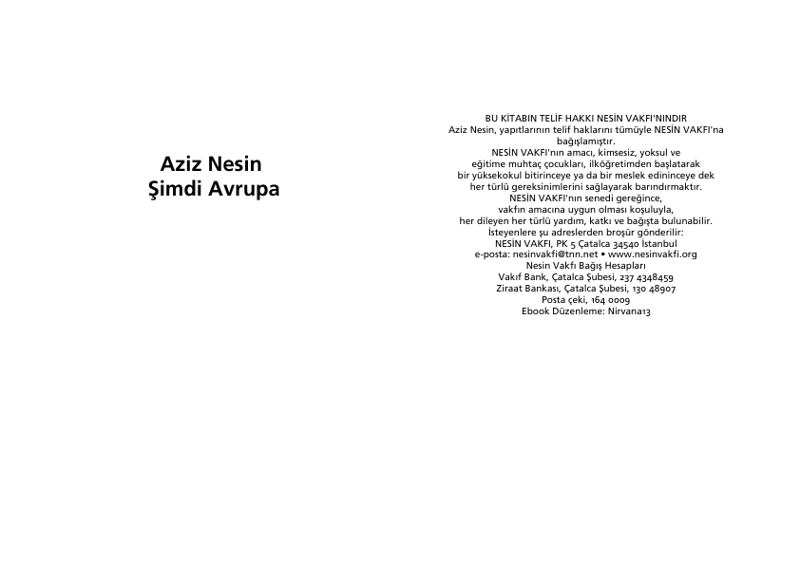 Şimdi Avrupa: Mizahla Örülü Bir Sosyal Eleştiri