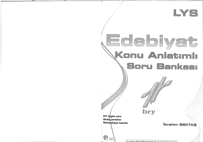 Birey LYS Edebiyat Konu Anlatımlı Soru Bankası
