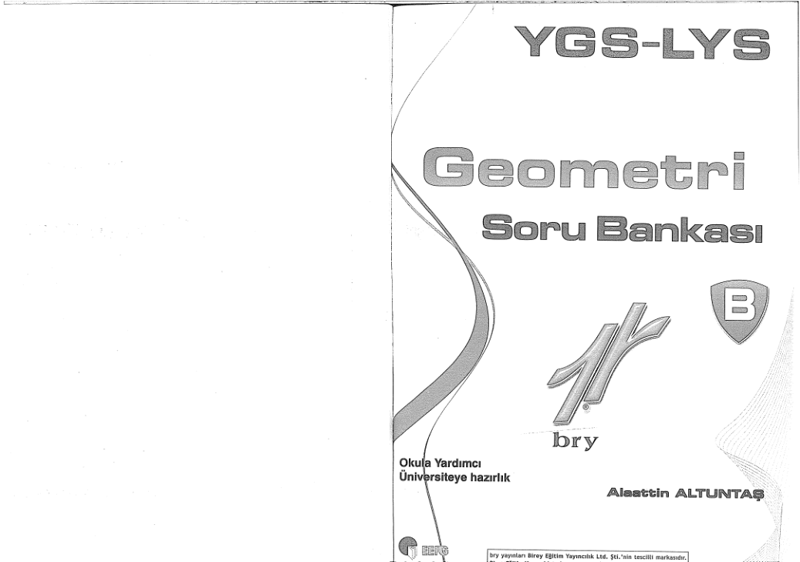 Birey YGS LYS Geometri B S.B.