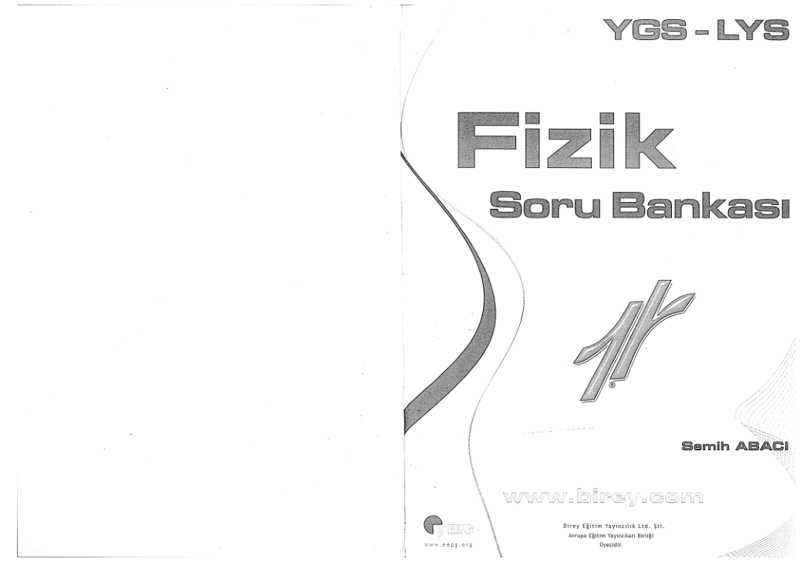 Birey YGS-LYS Fizik Soru Bankası B Serisi