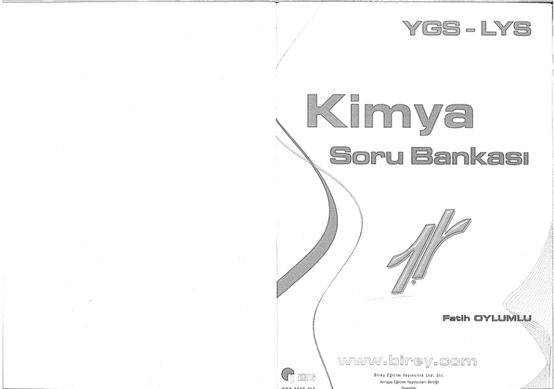 Birey Yayınları YGS-LYS Kimya Soru Bankası B Serisi