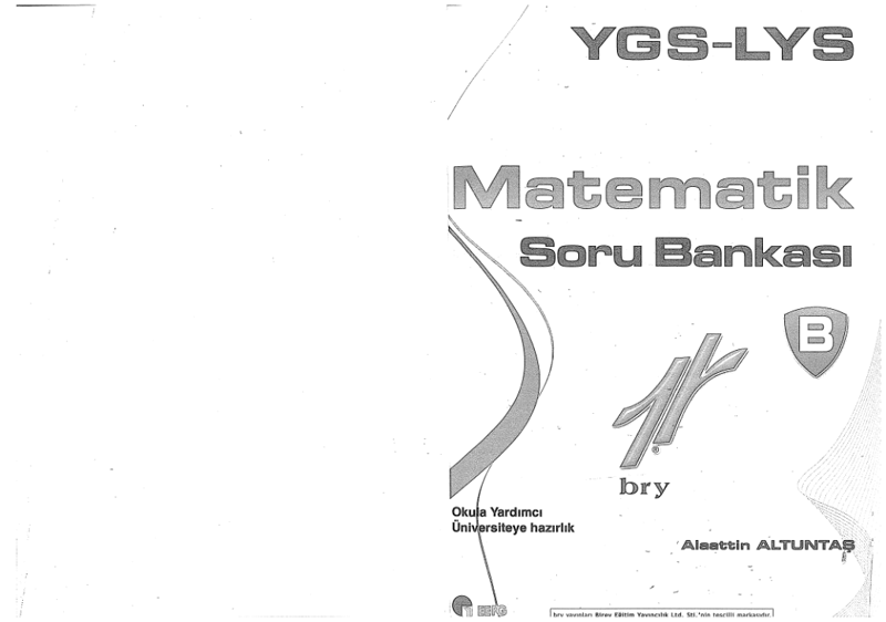 Birey YGS-LYS Matematik B Soru Bankası