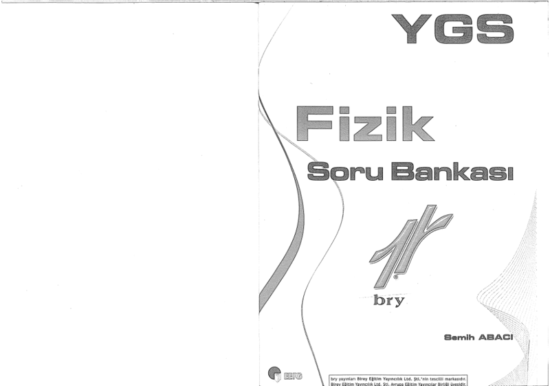 Birey Yayınları YGS Fizik Soru Bankası