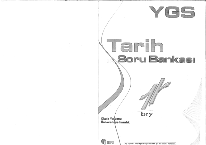 Birey YGS Tarih Soru Bankası (B Serisi - Orta Düzey)