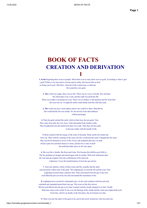 Book of Facts