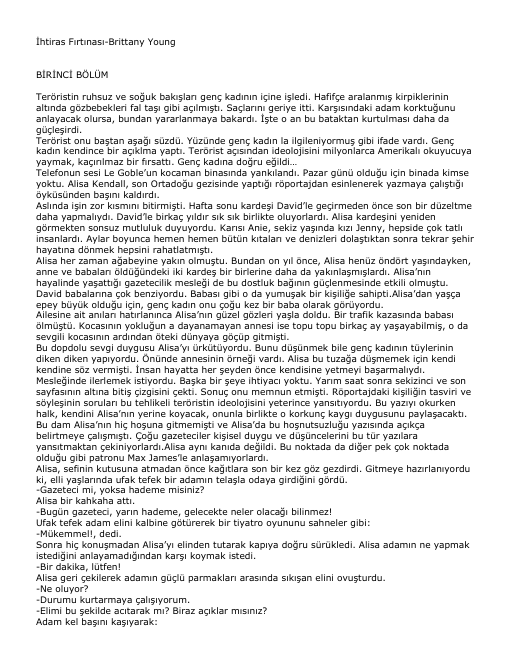Brittany Young İhtiras Fırtınası