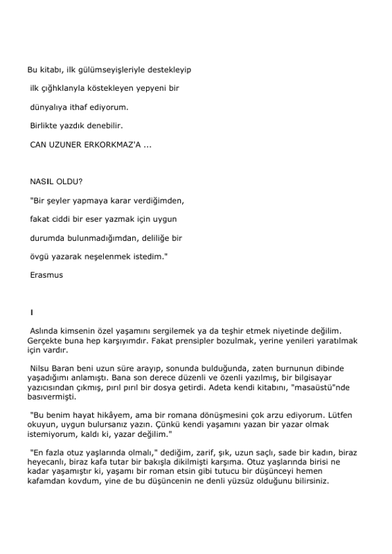 Buket Uzuner İki Yeşil Su Samuru