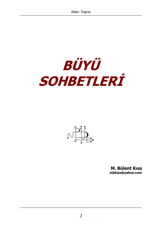 Büyü Sohbetleri - Bulent Ksa (283 Sayfa)