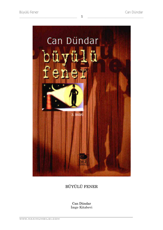Can Dundar Büyülü Fener