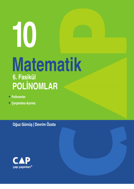 Çap Yayınları Polinomlar Konu Anlatımlı Kitap