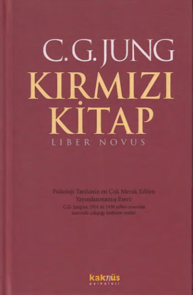 Carl Gustav Jung Kırmızı Kitap Liber Novus Kaknüs Yayınları 1