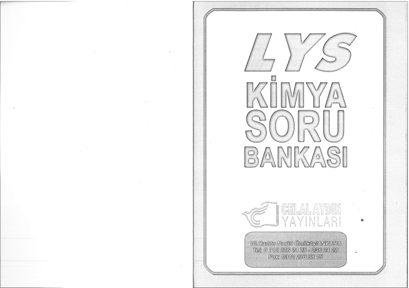 Celal Aydın LYS Kimya S.B