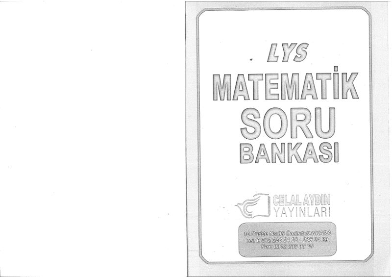 Celal Aydın LYS Matematik Soru Bankası B