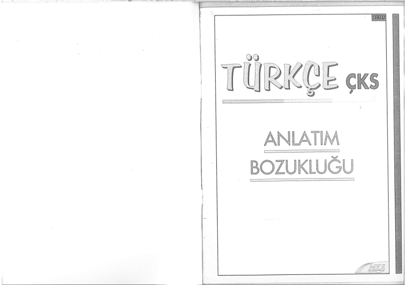 Celal Aydın Türkçe Anlatım Bozukluğu