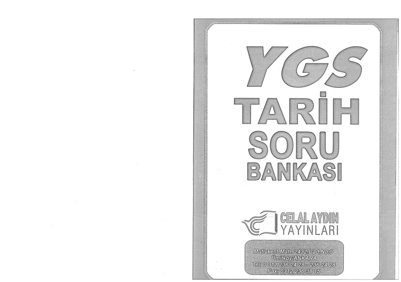 Celal Aydın YGS Tarih B