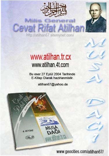 Musa Dağı - Cevat Rıfat Atilhan