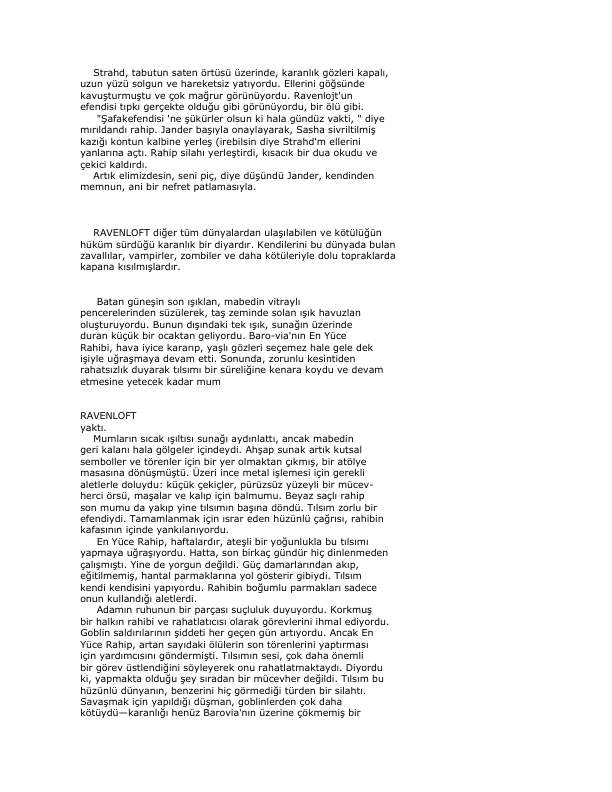Ravenloft: Karanlığın Şövalyesi