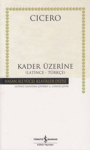 Cicero Kader Üzerine İş Bankası Yayınları