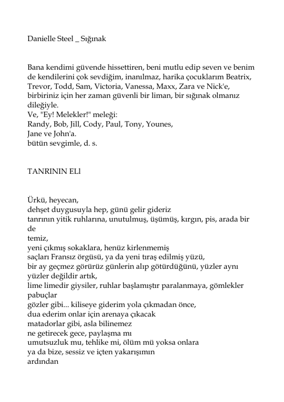 Sığınak: Fırtınalardan Sonra Sükûnet