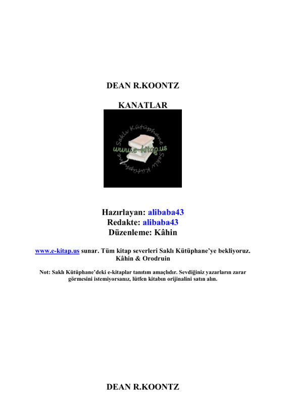 Dean R. Koontz Kanatlar