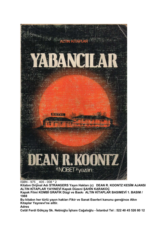 Dean R. Koontz Yabancılar