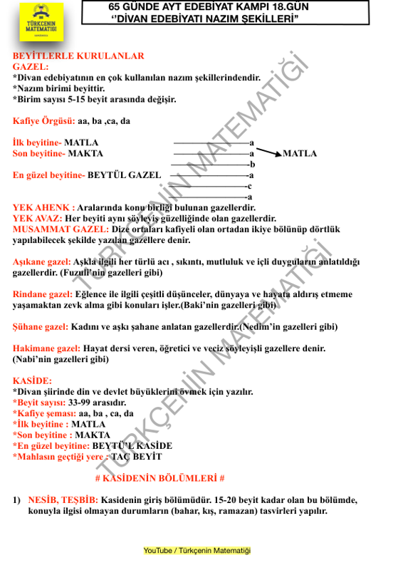 Edebiyat 18. Gün
