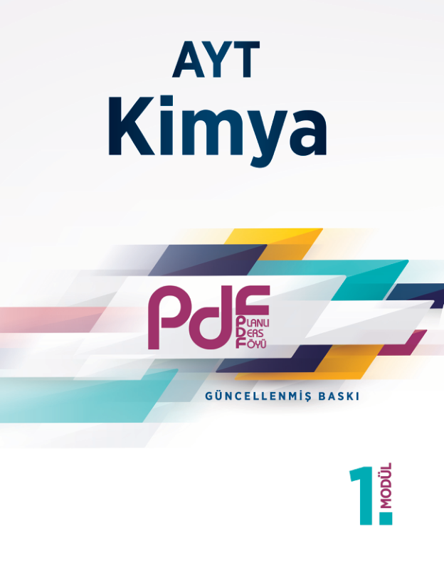 Eğitim Vadisi AYT Kimya Planlı Ders Föyü 2021
