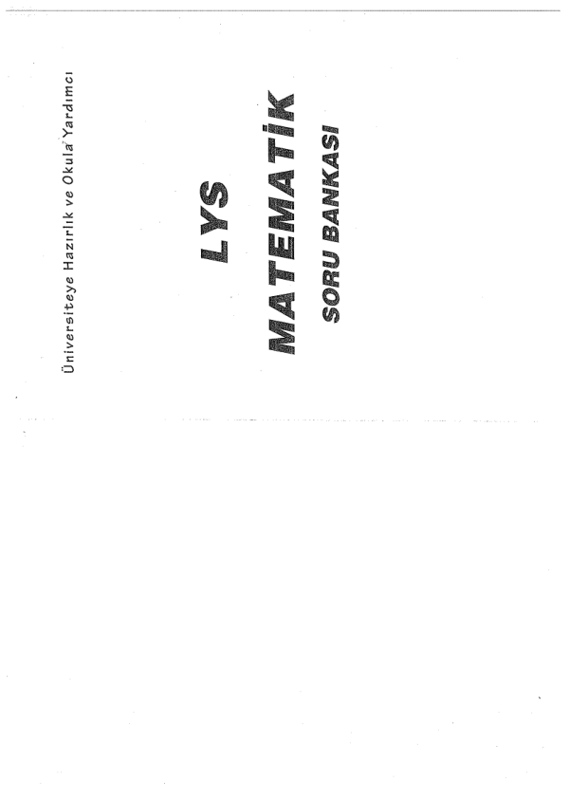 Ekstrem Yayınları LYS Matematik Soru Bankası B Serisi