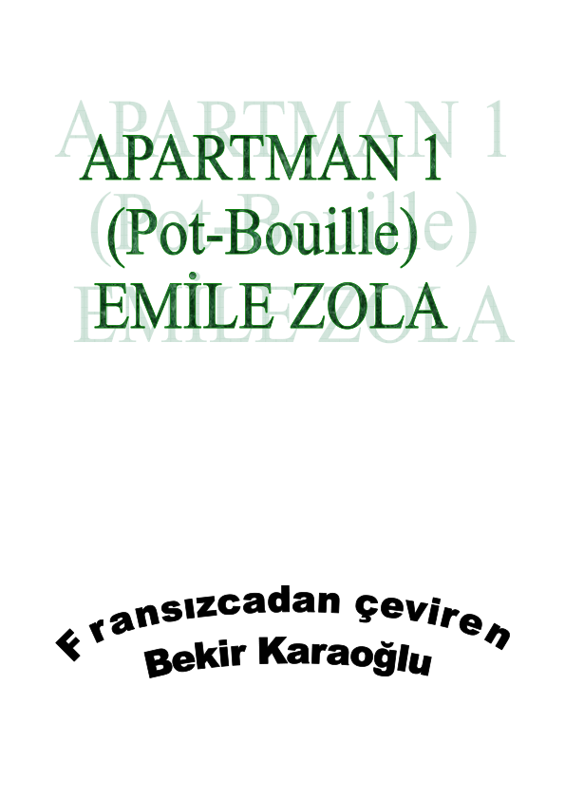 Emile Zola Apartman I