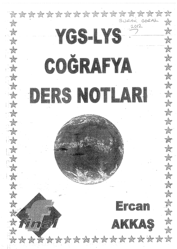 Ercan Akkas YGS Coğrafya A