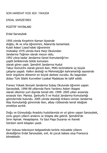 Erdal Sarızeybek Yahuda