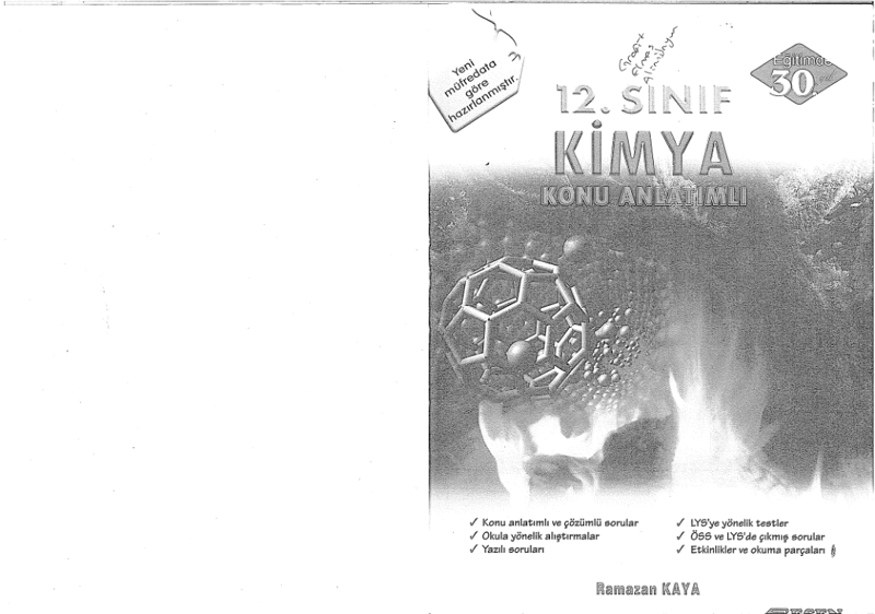 Esen 12. Sınıf Kimya A