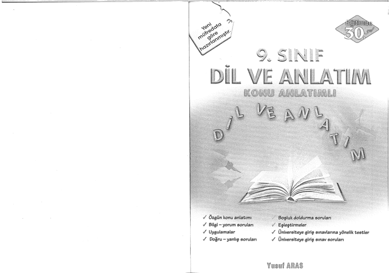 Esen 9. Sınıf Dil ve Anlatım Konu Anlatımı
