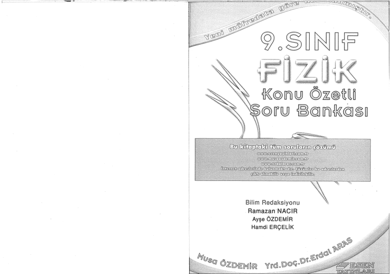 Esen 9. Sınıf Fizik Konu Özetli Soru Bankası