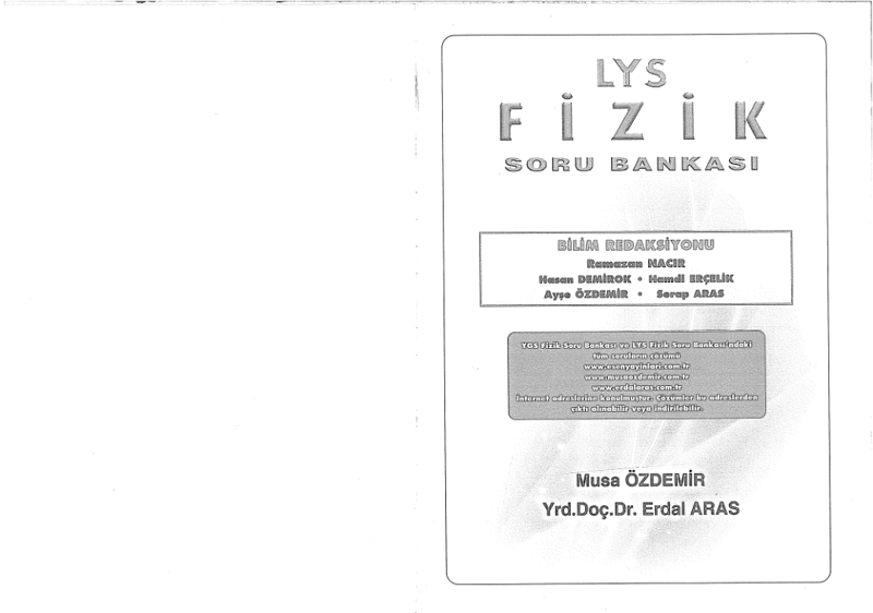 Esen LYS Fizik Soru Bankası