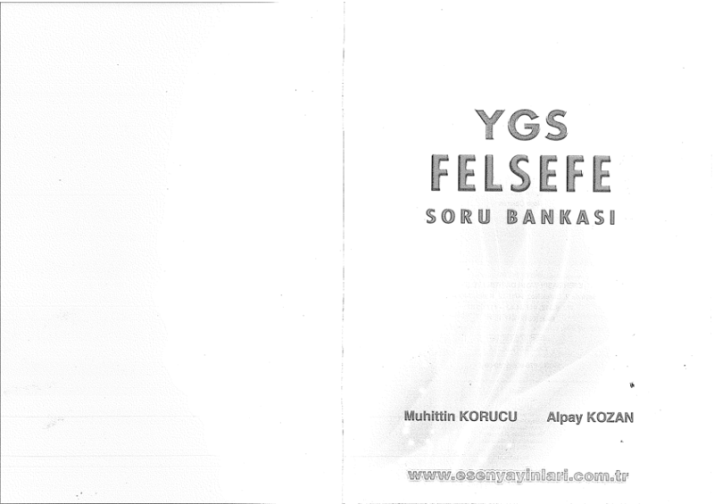 Esen YGS Felsefe S.B